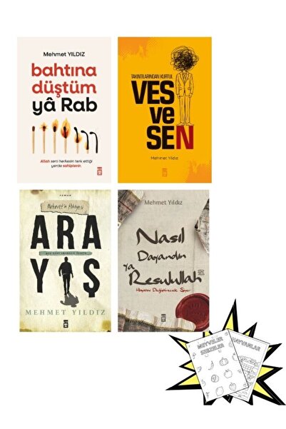 Timaş Yayınları الرسم - سقطت في الحب - فيسفيسن - كيف تحملت البحث يا رسول الله...
