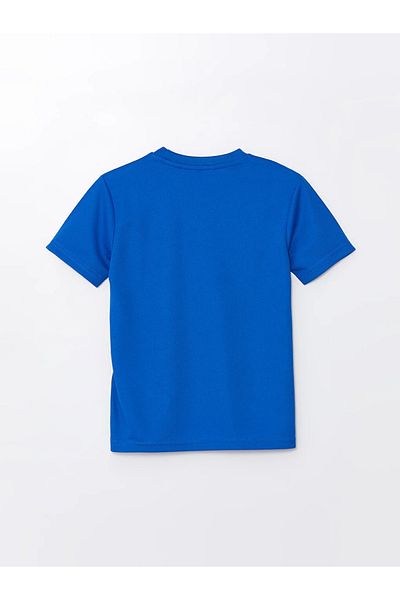 LC Waikiki Tricou cu mânecă scurtă pentru băiat LCW Kids Crew Neck Barcelona imprimat