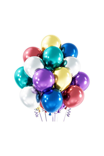 BALON HOME خيارات بالونات كروم مقاس 12 بوصة (25 قطعة)، مع مجموعة متنوعة من خي...