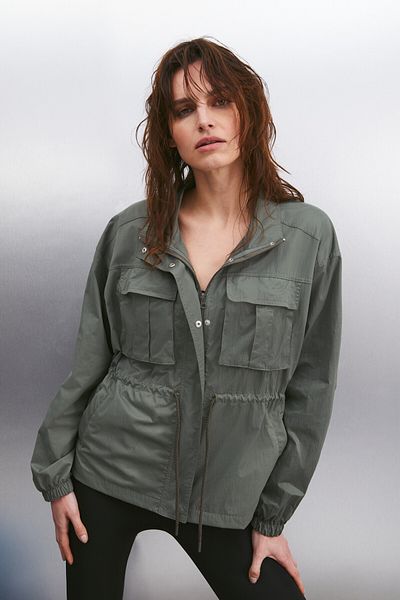 GRIMELANGE Ailen Entspannte Khaki-Jacke