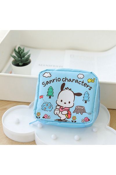 synshop Pochacco sanrio cinnamoroll kuromi my melody machiaj pad organizator geanta cosmetice
