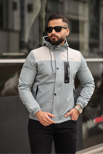 DOXGER Hooded Seasonal Coat with Water Repellent Feature