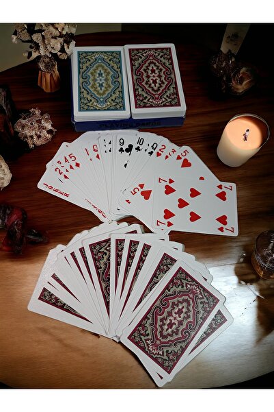 RAMO'S STORE SWİSS OYUN KAĞIDI %100 PLASTİK 2 DESTE HALI DESENLİ