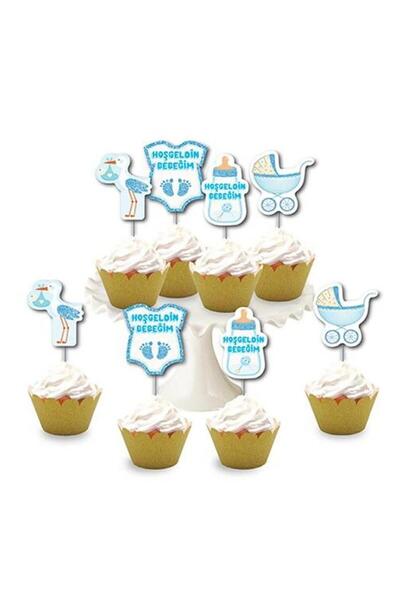 SURPRISE PARTY STORE Yenidoğan Erkek Bebek Hoşgeldin Bebeğim Teması Partisi M...