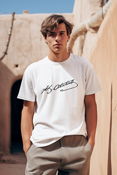 MAGORS STIL-X ATATURK SIGNATURE PRINTED CREWNECK, 100% ΒΑΜΒΑΚΙ, STANDARD ΑΝΔΡ...