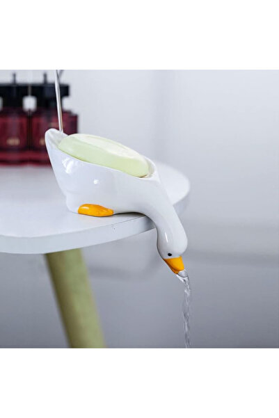 Genel Markalar Pratik Sevimli Ördek Desenli Kendinden Su Boşaltmalı Ördek Tas...