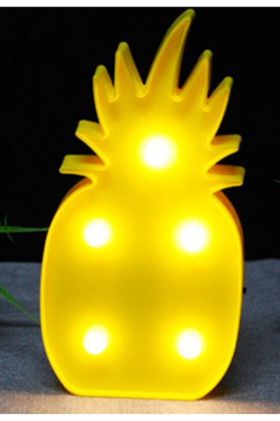 MCEM STORE Led Lighted Pineapple Night Light Decorative Led Lighting