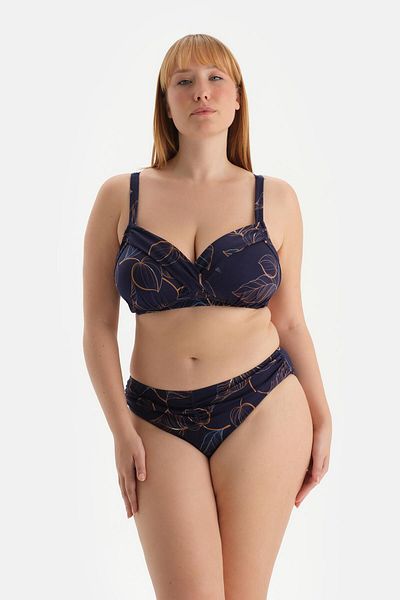 Dagi Marineblaues Korsett - Bikinioberteil mit wiederherstellenden Eigenschaften