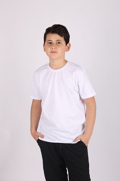 Çiggo Kids Tricou simplu din bumbac de bază și pantaloni de trening cu imprimeu Win X și combinație din 3 piese Capri