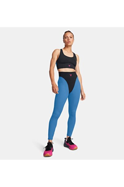 Under Armour Kadın  Bilekte  Spor Tayt 1382714-001 Mavi