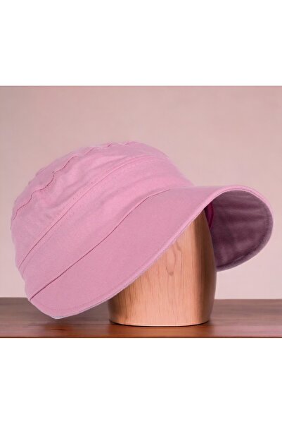 Shopiolog Pălărie cu vizor pentru femei, cu fundă detaliată, cu spate reglabi...