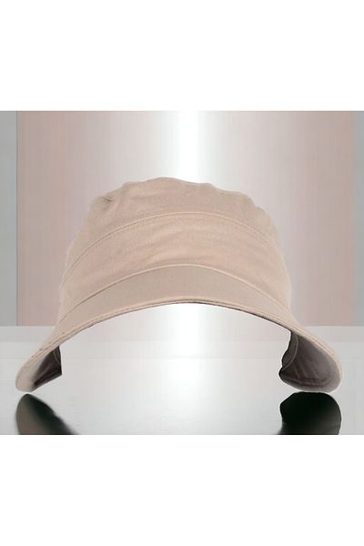 Shopiolog Bow Detailed Adjustable Back Women's Visor Hat Bow Wide Women's Hat