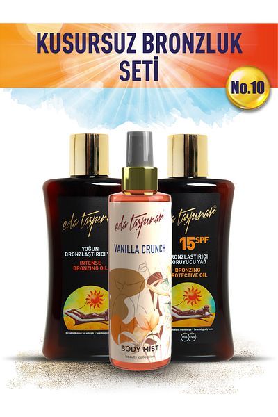 Eda Taşpınar Tan Perfect Set no.10 - Spf0+Spf15+Vanilla Mist (EGX03-EGX17-EGX62)