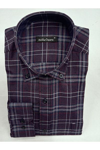 ATİLLA ÖZER CLASSIC BOL COMFORTABLE CUT SINGLE POCKET Long sleeve seasonal fabric