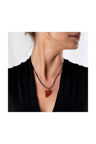 Tesbihane Multicolor Original Drop Amber Stone Necklace
