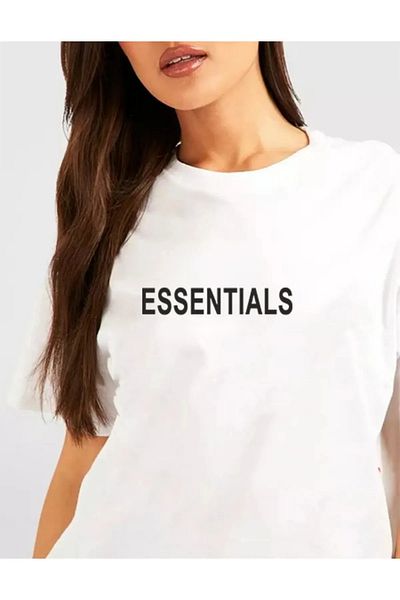 Pink Sky Unisex Oversize T-shirt Essentials με στάμπα