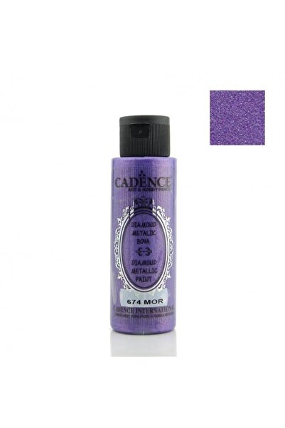 Cadence Diamond Metalik Boya - 674 Mor 70ml