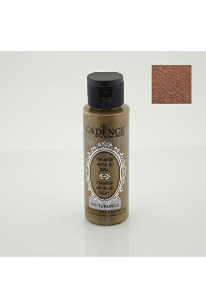 Cadence Diamond Metalik Boya - 670 Turuncu 70ml