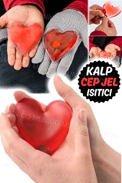Munico Kamp Ömürlük Isıtıcı Sıcaklık Pres Çanta Cep Soba Sevgililere Özel Hediyelik El Üşümesi Kalp Pedi