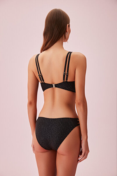 SUWEN Üç Şeritli Detaylı Bikini Alt