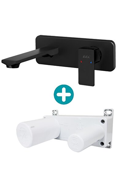 Eca Royal Built-in Sink Faucet Surface Mounted and Surface Mounted Single Badge Matte Black