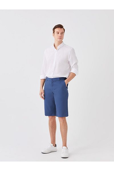 LC Waikiki Comfortable Fit Gabardine Men's Bermuda Shorts