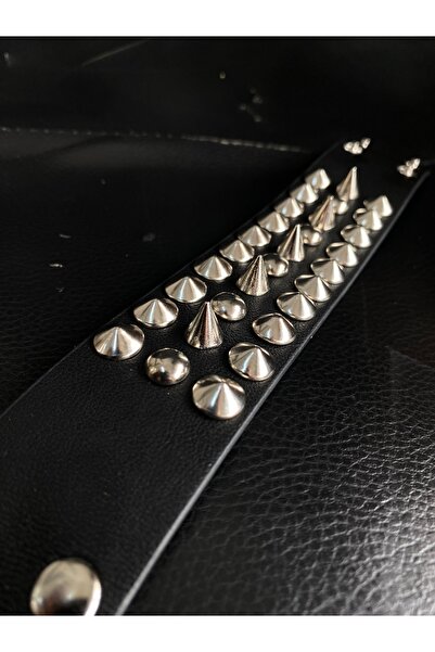 Aksabeltchokers 4.cm çivili punk metalci gotik vintage Bileklik 20.cm