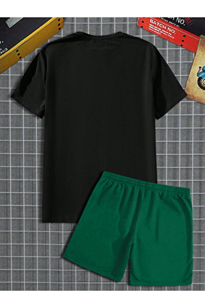 Revasser Unisex Kadın/Erkek 23Chicago Özel Baskılı Şort T-shirt Takımı