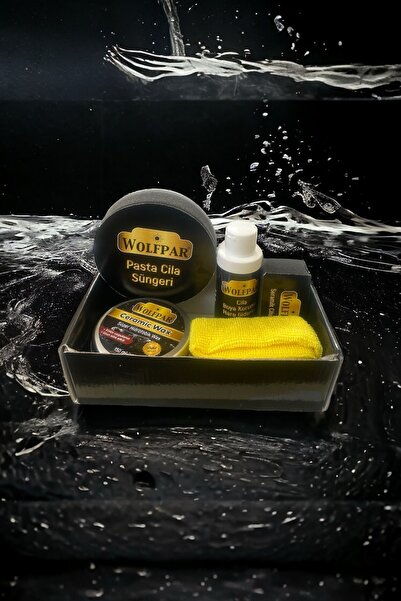 WOLFPAR CERAMİC WAX  SET  YÜKSEK PARLAKLIK  BOYA KORUYUCU VE YENİLEYİCİ (GÜNE...