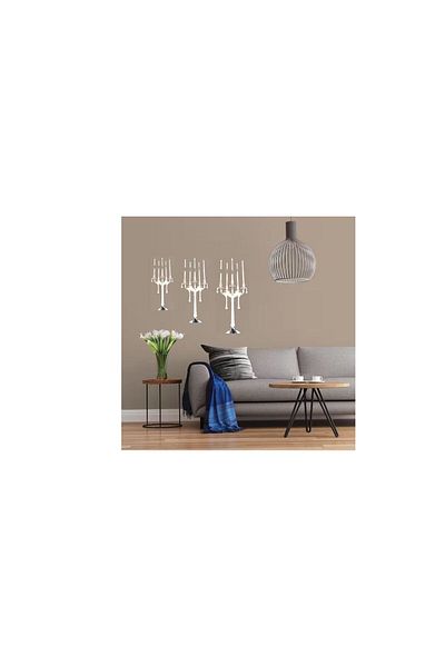 Ykm Candlestick Mirrored Wall Decoration (Sticker) 20 x 84 cm04216947658580932