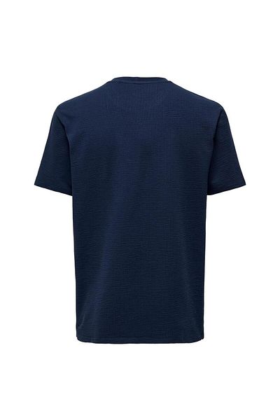 Only & Sons Ανδρικό μπλουζάκι Kian Navy Blue - 22028692-NB