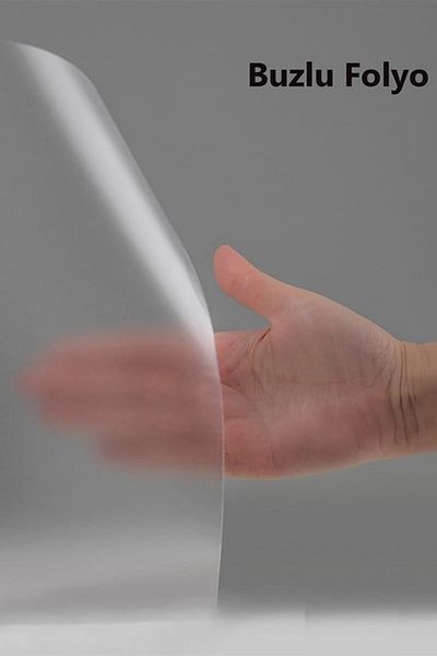 Bien Home Bien Exclusive 90x100 Cm Transparent Frosted Glass Premium Adhesive Coating PVC Foil Bh618