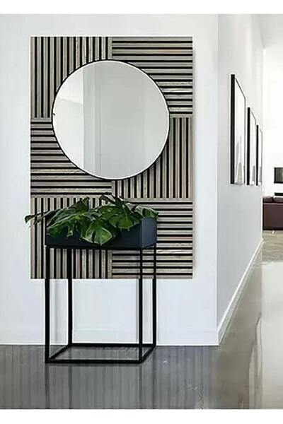 Renkli Duvarlar 50x50cm 1 Piece Gray Color Acoustic Panel 3mm Felt And 8mm Mdflam Living Room Office Wall Slat Panel Soma