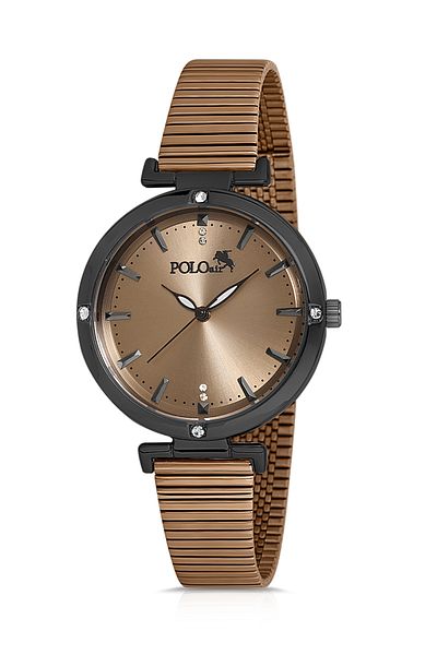 Polo Air ساعة يد نسائية كلاسيكية باللون البني - PL-1476B5x