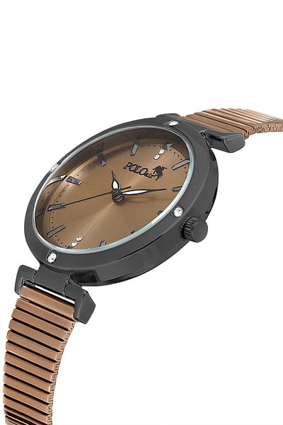 Polo Air ساعة يد نسائية كلاسيكية باللون البني - PL-1476B5x