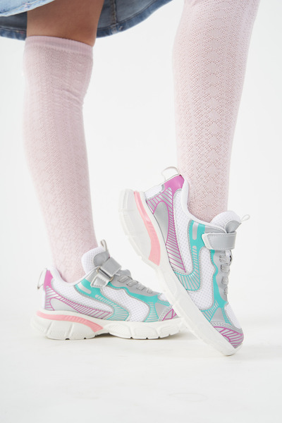 Cool Pantofi sport pentru fete argintii