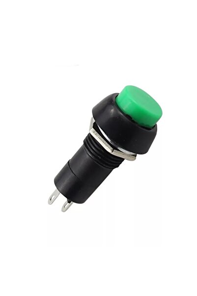 Maroces MR-186 12mm KIRMIZI KALMASIZ PUSH BUTON PLASTİK (PBS11B) YAYLI