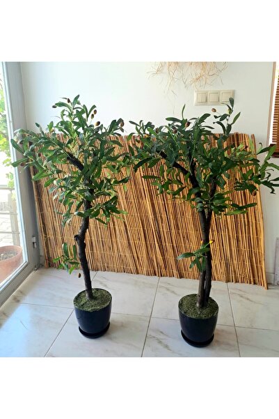 YEŞİLADA Yapay Zeytin Ağacı 1.65 Mt Boy Doğal Görünümlü Barış Sembolu Zeytind...