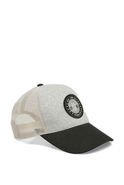 lumberjack قبعة VINTAGE URBAN CAP-M 4FX رمادية متعددة للرجال