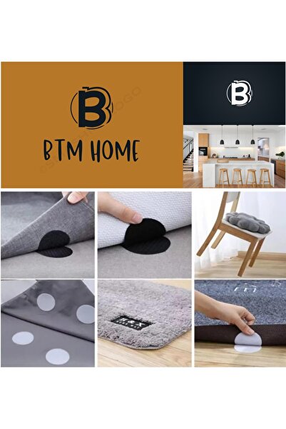 btm home 10’lu Kaydırmaz Taban Seti – Halı, Kilim, Paspas, Örtü Ve Minder Sab...