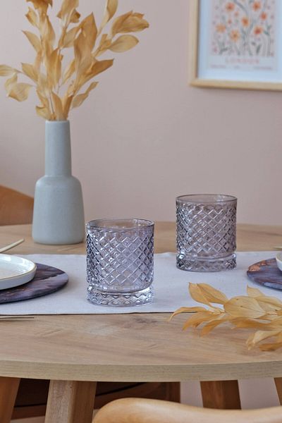 Glore Iris Smoked 6-Person Glass Set