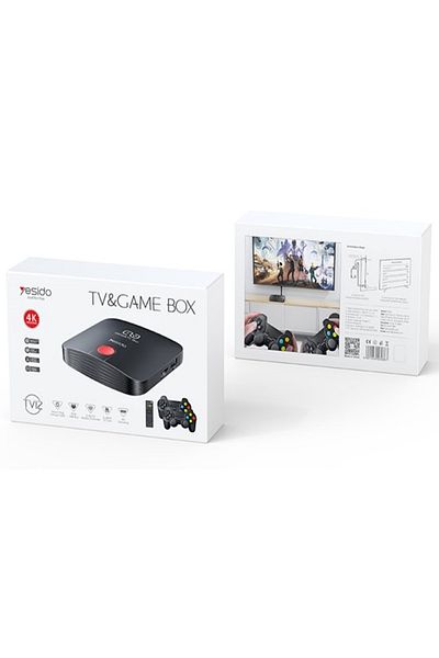 m.tk moveteck Ultra Hd 4K Android Tv Box - Media Player and Tv Game Box, 2-Piece Gamepad Joystick Set + HDMI Wireless