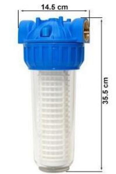 Aquafer 10 Inch Siliphos Anti-Limescale Washable Water Filter 2 Inc 100 Micron
