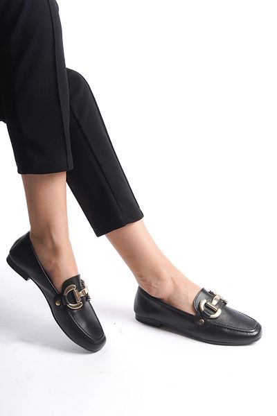 Solo Bag DEL'SOLERA Γυναικεία αγκράφα από γνήσιο δέρμα Loafer - Casual Παπούτσια