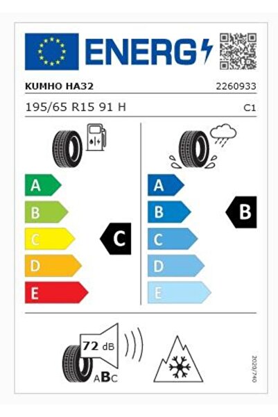 Kumho 195/65r15 91h Ha32 4 Mevsim 2025 Üretim