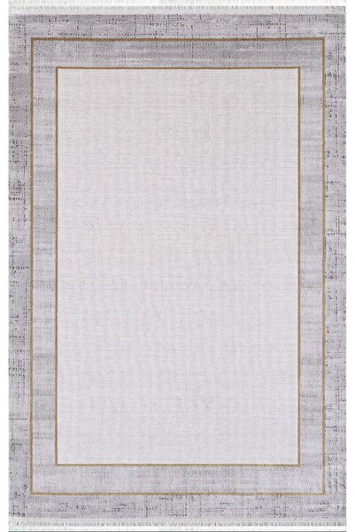 Artemis Halı Barok Antrasit Gold Halı 02255a