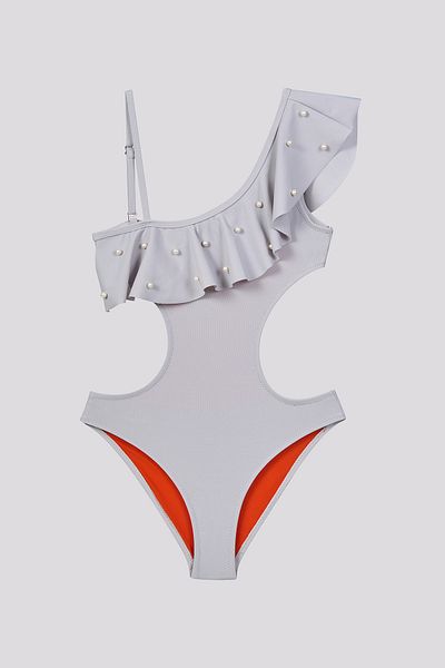 SHELLSEA Mother's and Daughter's Pearled Swimsuit