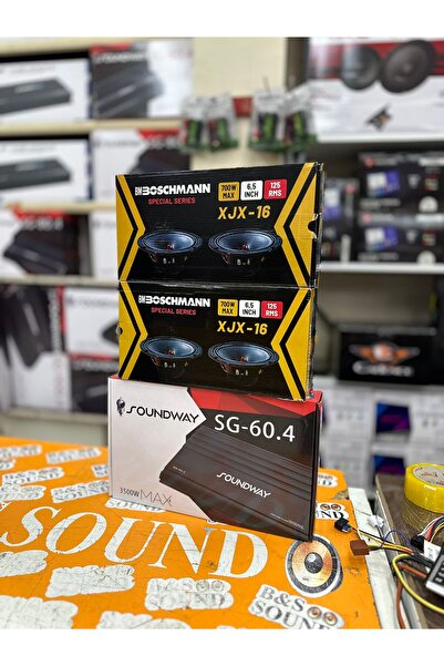 Boschman 4 adet 16 cm midrange 3500 wat 4 kanal anfi