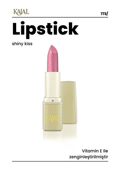 KAJAL Yumuşak Sürümlü Nemlendirici Sedefli Ruj – SilkGlow Hydrating Satin Lip...