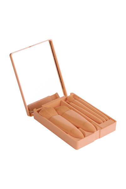 Naturalove Mirrored and Puppy Makeup Brush Set